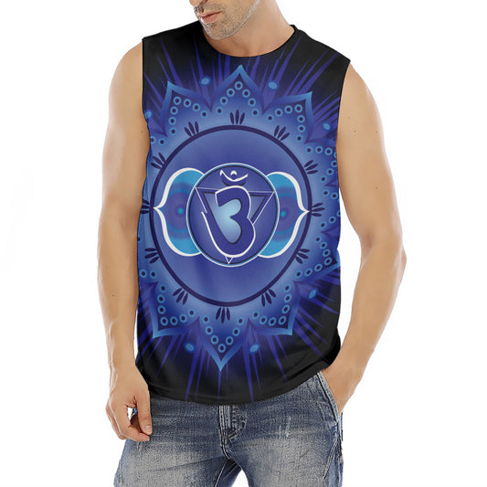 Ajna Chakra Mandala Print Men's Fitness Tank Top