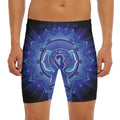 Ajna Chakra Mandala Print Men's Long Boxer Briefs