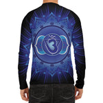 Ajna Chakra Mandala Print Men's Long Sleeve Rash Guard
