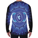 Ajna Chakra Mandala Print Men's Long Sleeve T-Shirt