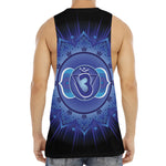 Ajna Chakra Mandala Print Men's Muscle Tank Top