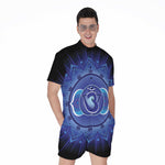 Ajna Chakra Mandala Print Men's Rompers
