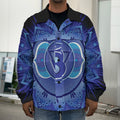 Ajna Chakra Mandala Print Men's Shirt Jacket