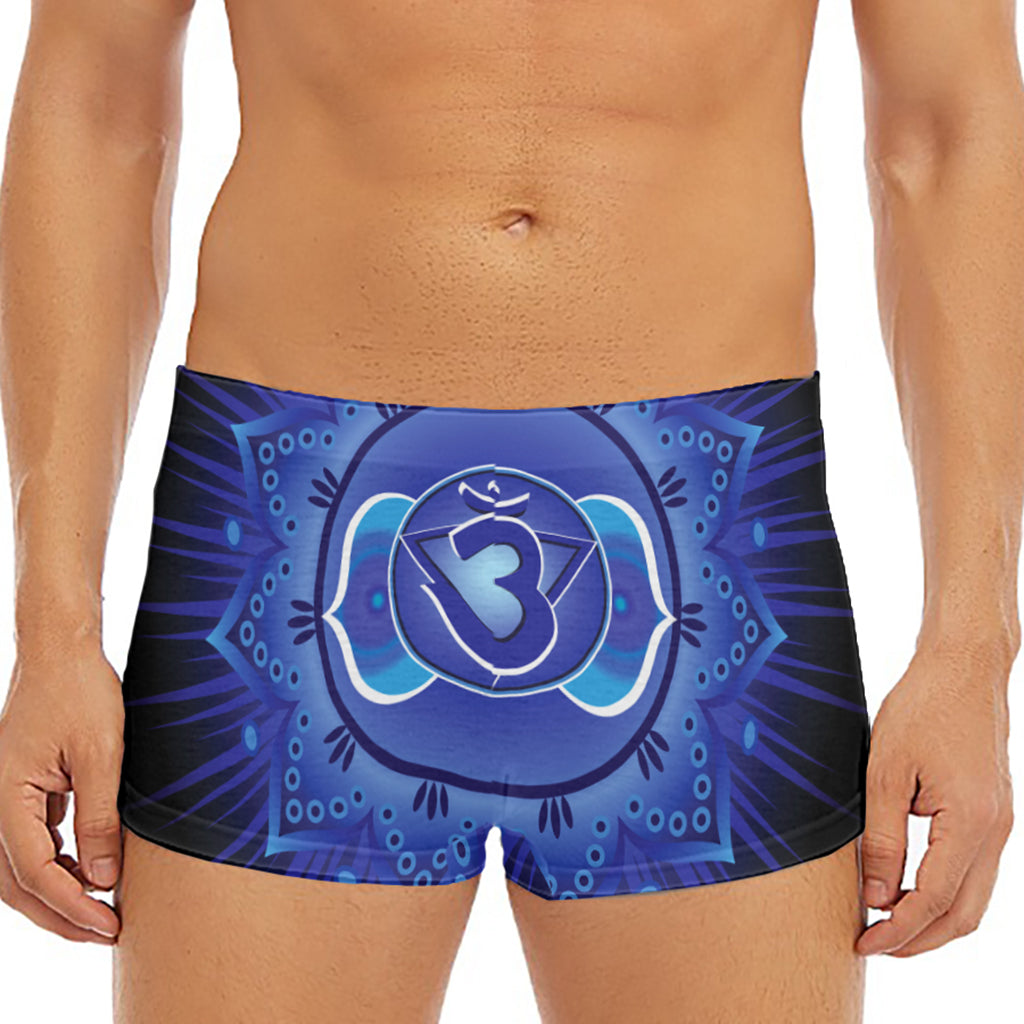 Ajna Chakra Mandala Print Men's Short Boxer Briefs