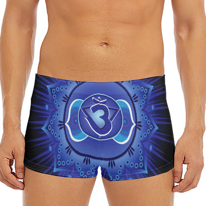 Ajna Chakra Mandala Print Men's Short Boxer Briefs