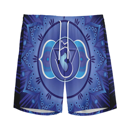 Ajna Chakra Mandala Print Men's Sports Shorts