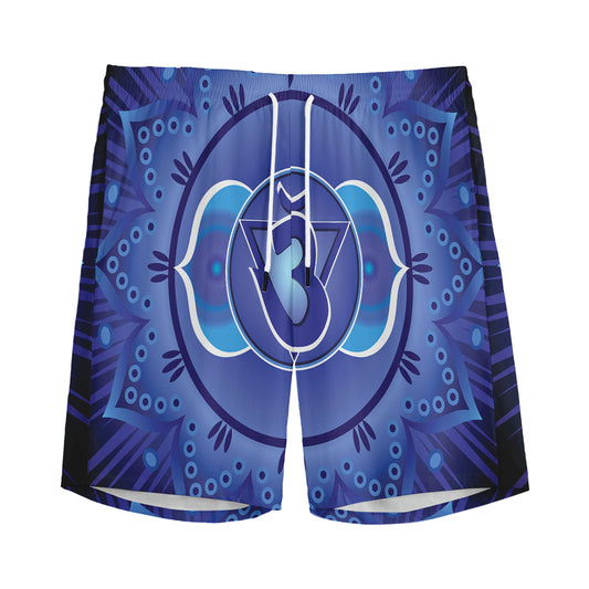 Ajna Chakra Mandala Print Men's Sports Shorts