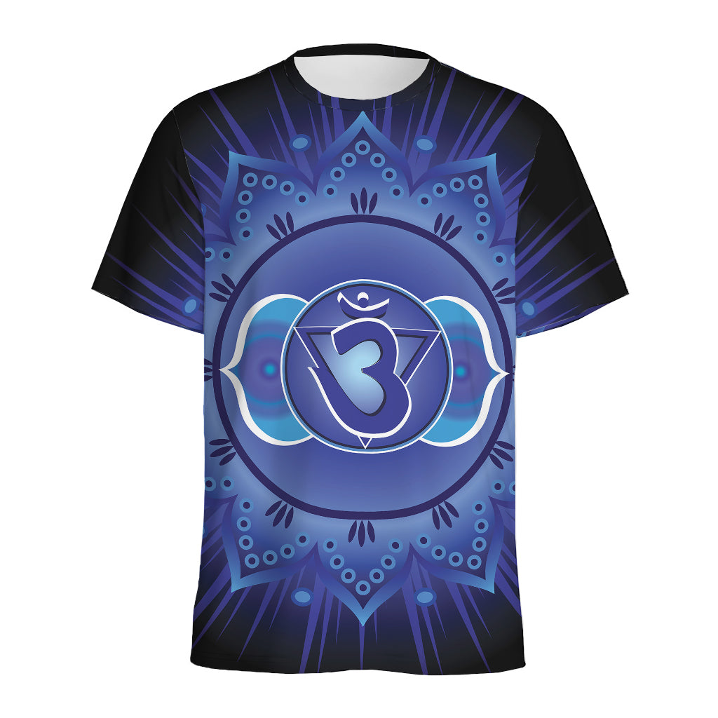 Ajna Chakra Mandala Print Men's Sports T-Shirt