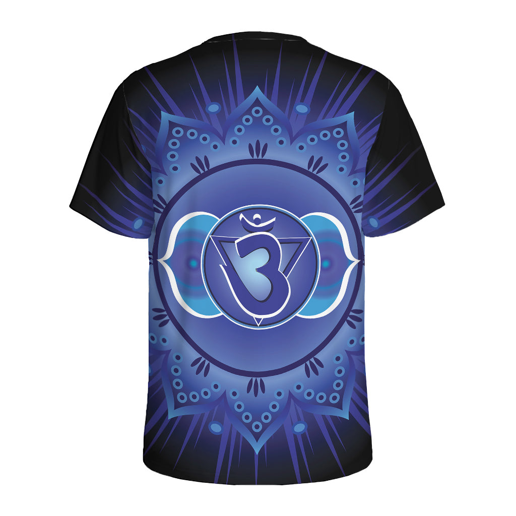 Ajna Chakra Mandala Print Men's Sports T-Shirt