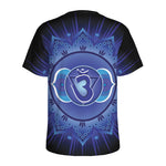 Ajna Chakra Mandala Print Men's Sports T-Shirt