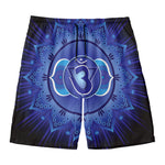 Ajna Chakra Mandala Print Men's Swim Trunks