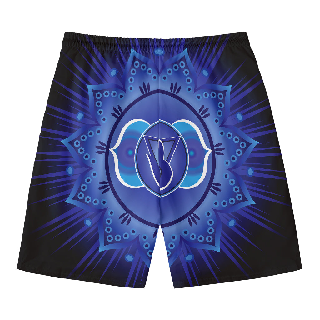 Ajna Chakra Mandala Print Men's Swim Trunks