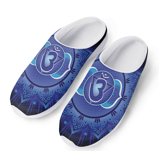 Ajna Chakra Mandala Print Mesh Casual Shoes