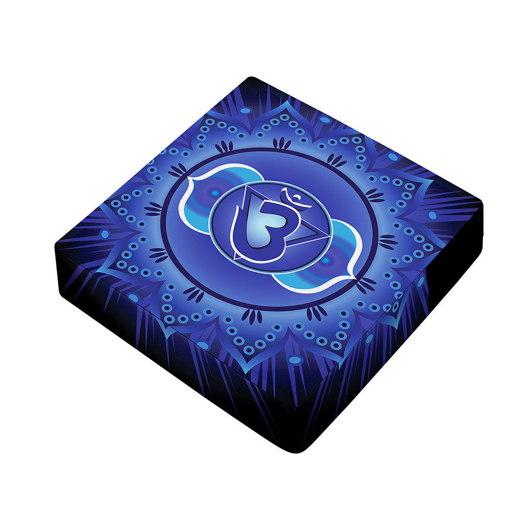 Ajna Chakra Mandala Print Outdoor Seat Cushion Cover