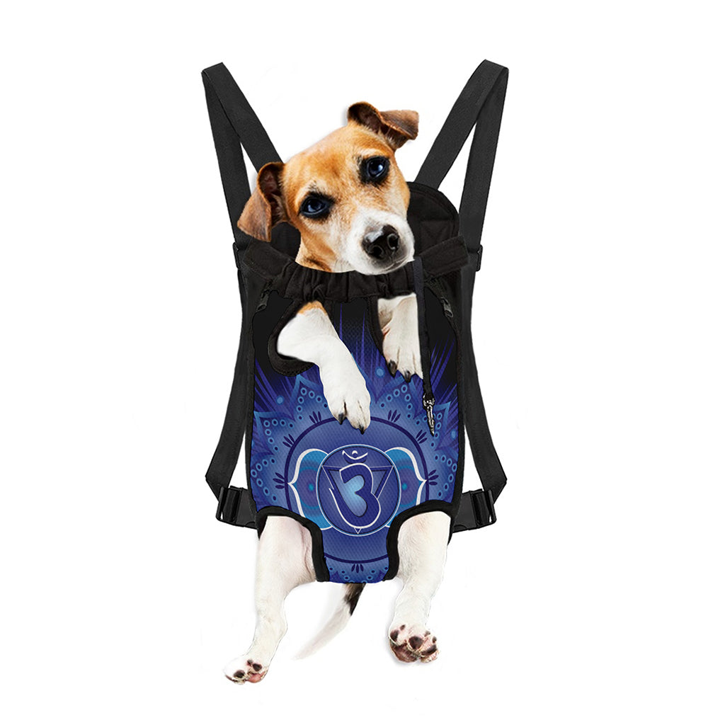 Ajna Chakra Mandala Print Pet Carrier Backpack