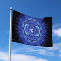 Ajna Chakra Mandala Print Polyester Flag