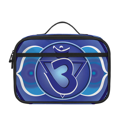 Ajna Chakra Mandala Print Portable Lunch Bag