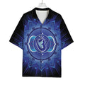 Ajna Chakra Mandala Print Rayon Hawaiian Shirt