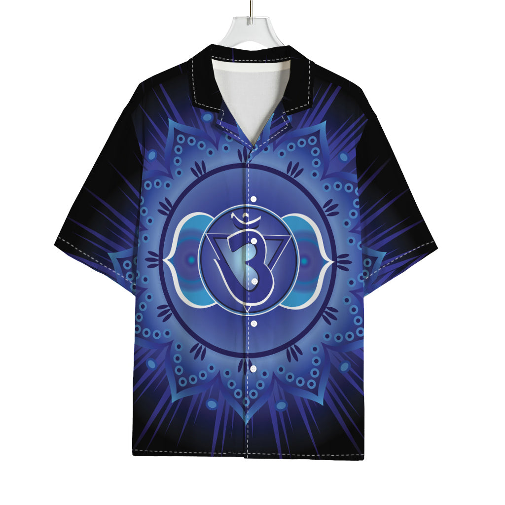 Ajna Chakra Mandala Print Rayon Hawaiian Shirt