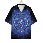 Ajna Chakra Mandala Print Rayon Hawaiian Shirt