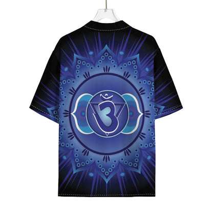 Ajna Chakra Mandala Print Rayon Hawaiian Shirt