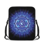 Ajna Chakra Mandala Print Rectangular Crossbody Bag