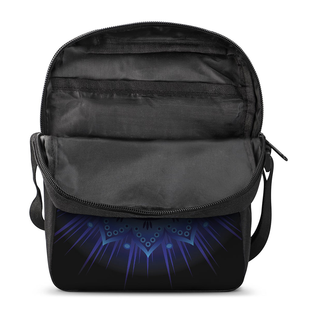 Ajna Chakra Mandala Print Rectangular Crossbody Bag