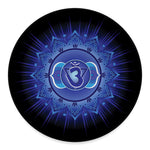 Ajna Chakra Mandala Print Round Floor Mat