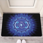 Ajna Chakra Mandala Print Rubber Doormat
