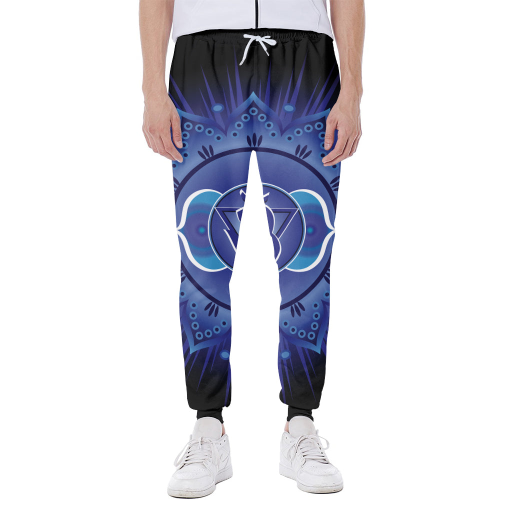 Ajna Chakra Mandala Print Scuba Joggers