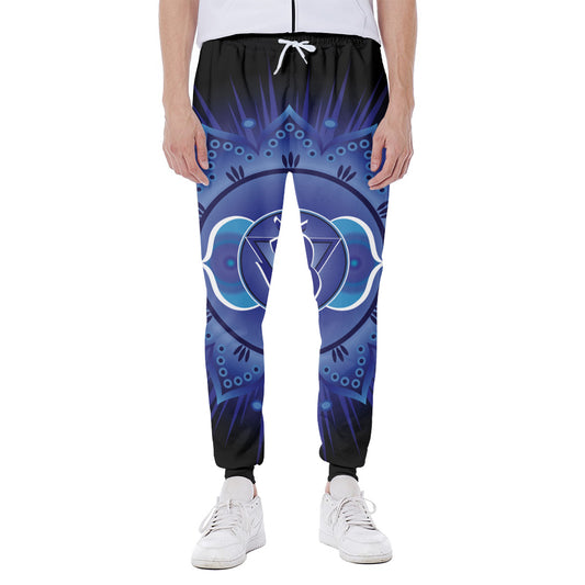 Ajna Chakra Mandala Print Scuba Joggers