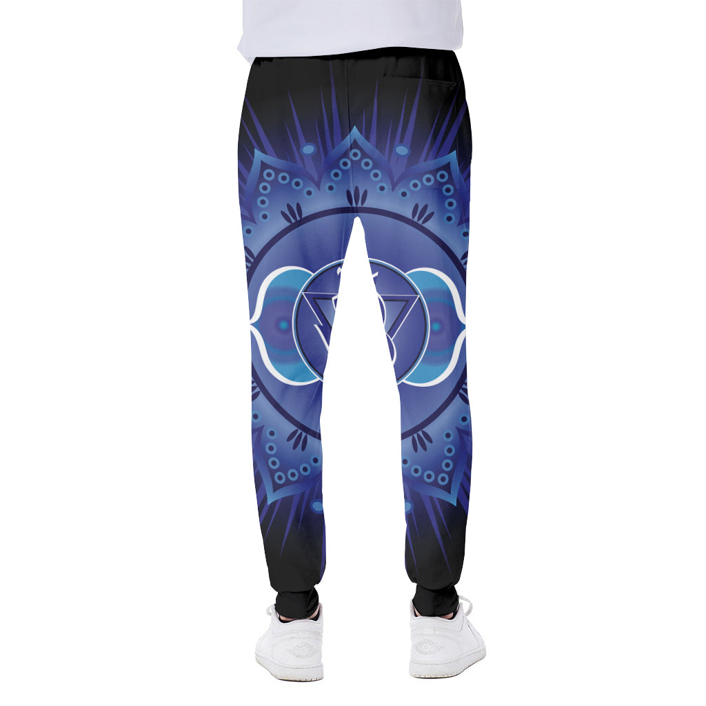 Ajna Chakra Mandala Print Scuba Joggers
