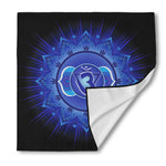 Ajna Chakra Mandala Print Silk Bandana