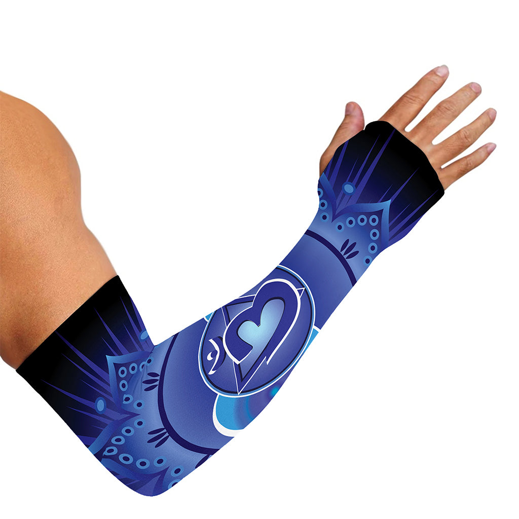 Ajna Chakra Mandala Print Sun Protection Arm Sleeves