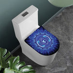 Ajna Chakra Mandala Print Toilet Lid Cover