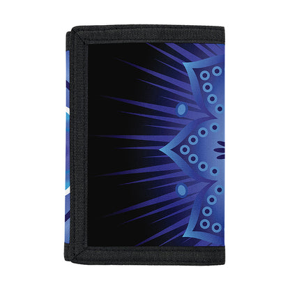Ajna Chakra Mandala Print Trifold Wallet