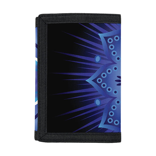 Ajna Chakra Mandala Print Trifold Wallet