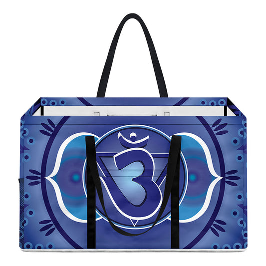 Ajna Chakra Mandala Print Utility Tote Bag