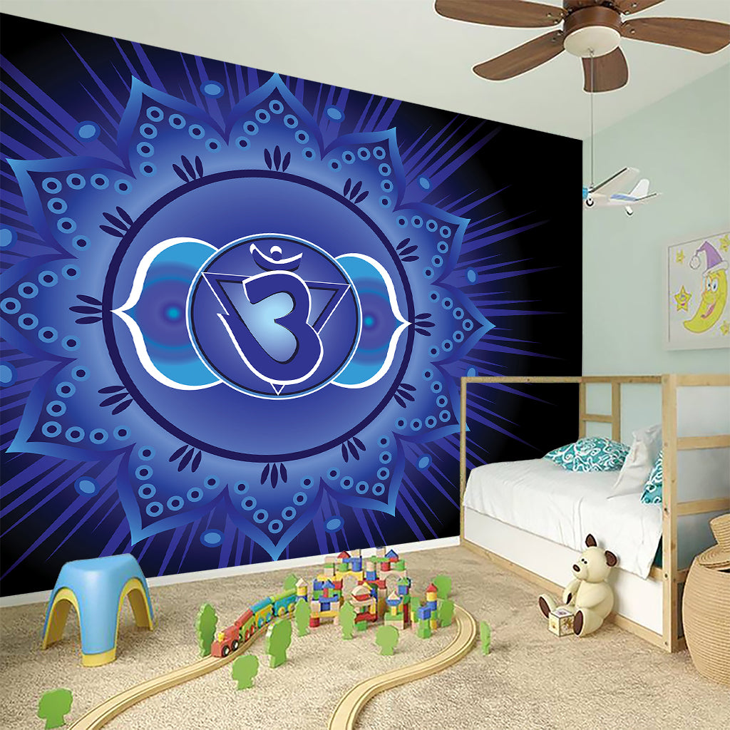 Ajna Chakra Mandala Print Wall Sticker
