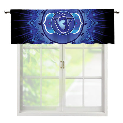 Ajna Chakra Mandala Print Window Valance