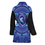 Ajna Chakra Mandala Print Women's Bathrobe