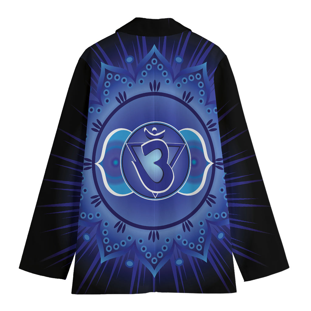 Ajna Chakra Mandala Print Women's Blazer