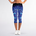 Ajna Chakra Mandala Print Women's Capri Leggings