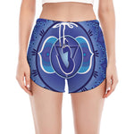 Ajna Chakra Mandala Print Women's Split Running Shorts