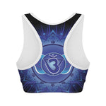 Ajna Chakra Mandala Print Women's Sports Bra