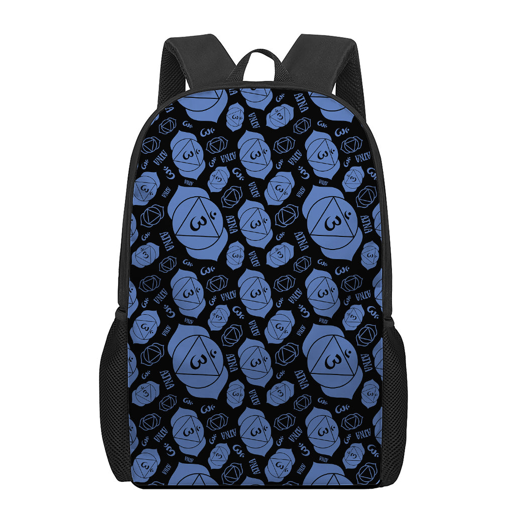 Ajna Chakra Pattern Print 17 Inch Backpack
