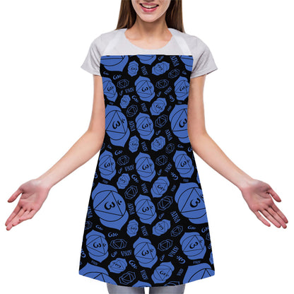 Ajna Chakra Pattern Print Adjustable Apron