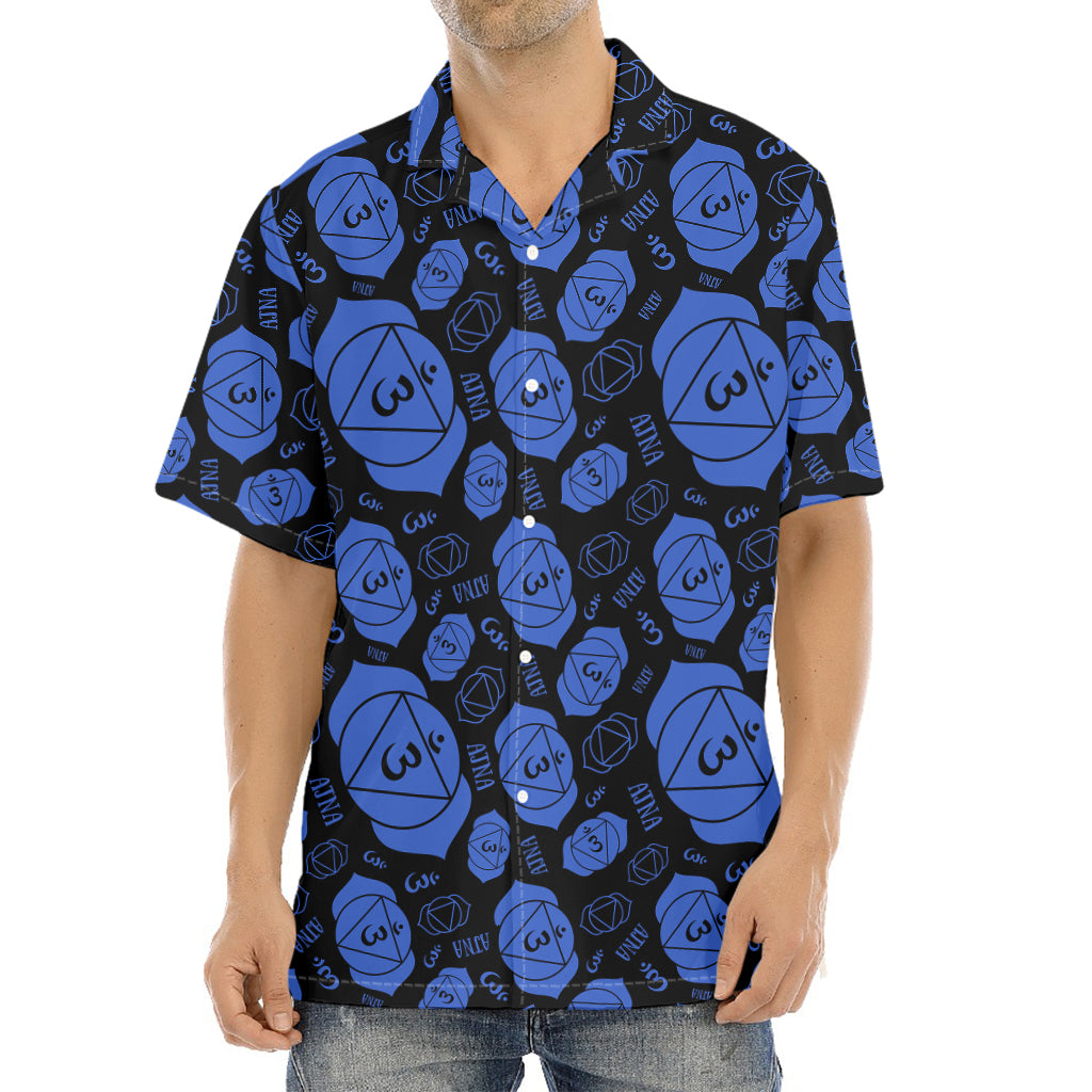 Ajna Chakra Pattern Print Aloha Shirt