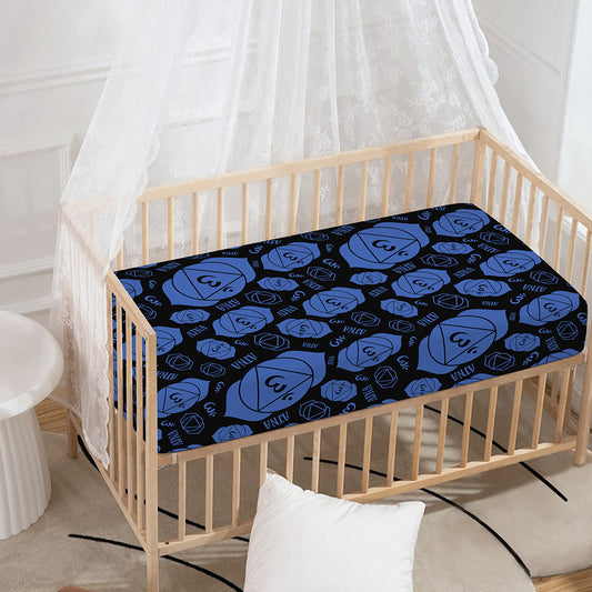 Ajna Chakra Pattern Print Baby Crib Sheet