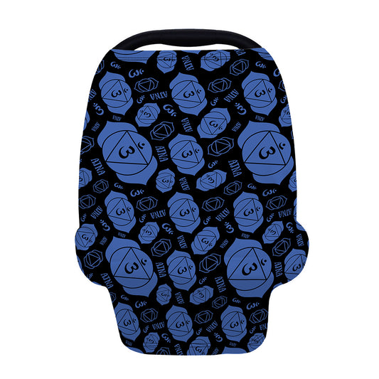 Ajna Chakra Pattern Print Baby Seat Cover